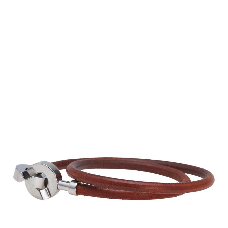 HERMES（エルメス） ランスロット ブレスレット チョーカー ブラウン