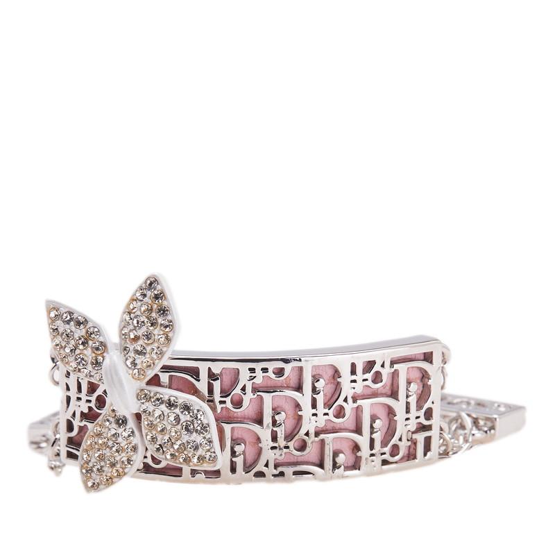 【超美品】Dior　 ストール トロッター柄　ピンク Christian Dior クリスチャンディオール ポーチ 化粧ポーチ