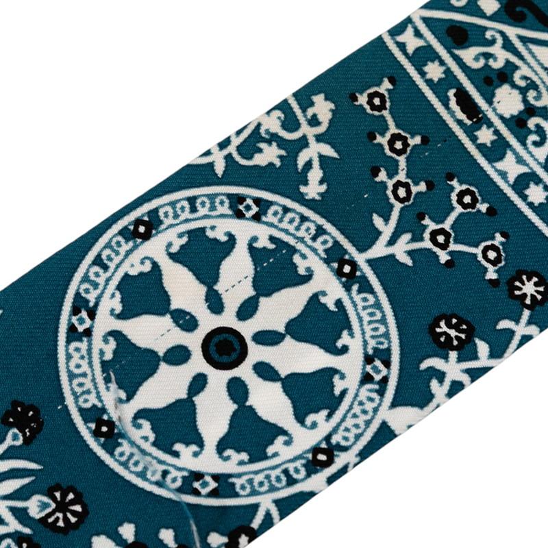 HERMES（エルメス） ツイリー Peuple du Vent 風の民 スカーフ ブルー
