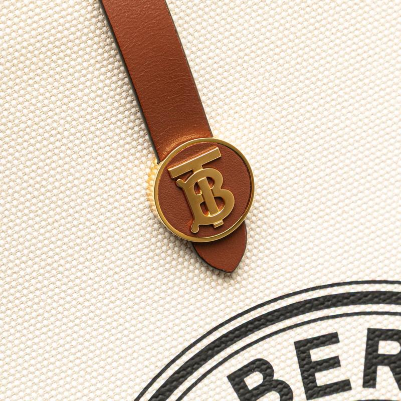 BURBERRY（バーバリー） ロゴグラフィック ショルダーバッグ ベージュ