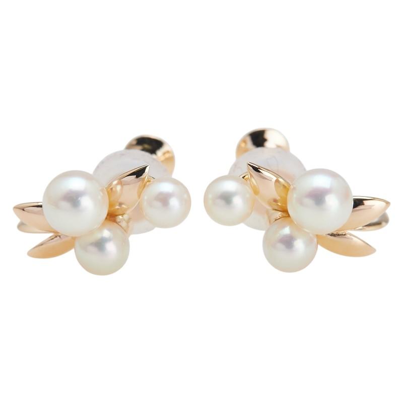 TASAKI - アコヤ真珠 ピアス　K18YG タサキ K18YG イエローゴールド アコヤパール4.8〜5.7mm イヤリング