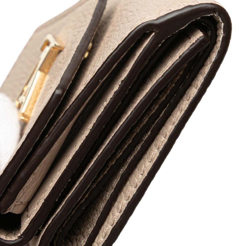 LOUIS VUITTON ルイ ヴィトン ポルトフォイユ ロックミニ 三つ折り財布  