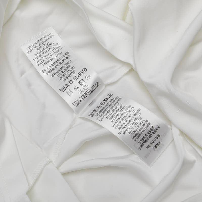 バーバリー フレアスリーブ トップス カットソー サイズ： ホワイト ポリウレタン ビスコース レディース BURBERRY 【中古】_4