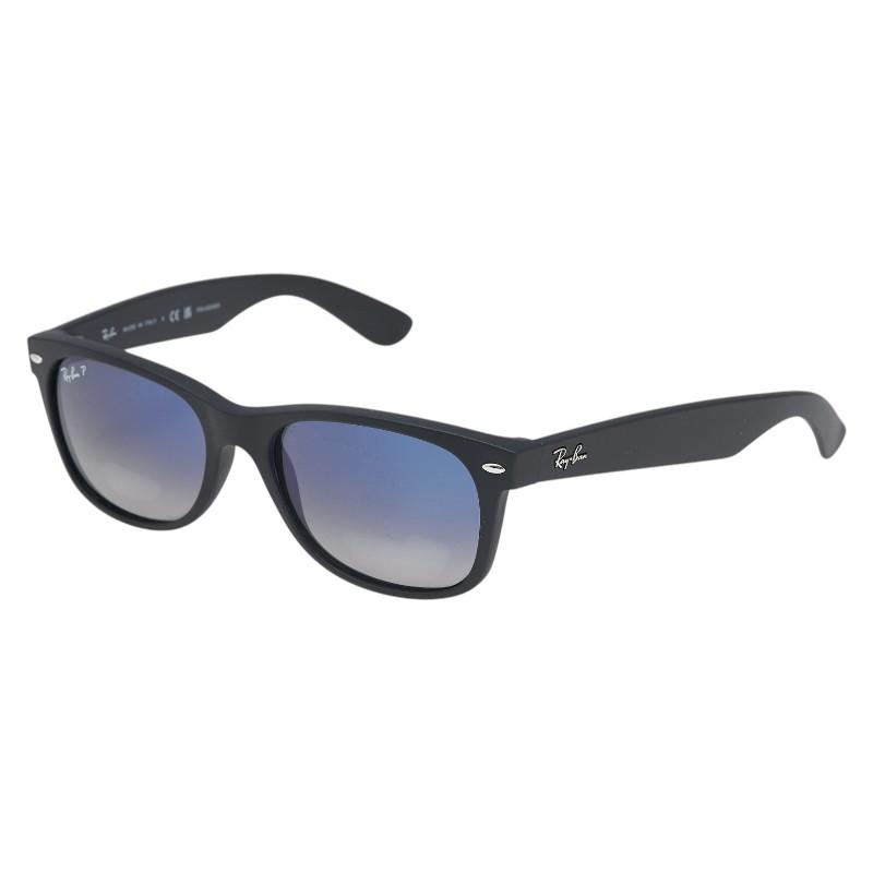 レイバン NEW WAYFARER サングラス RB2132 ブラック ブルー プラスチック メンズ Ray-Ban 【中古】 Ray-Ban（レイバン） NEW WAYFARER サングラス RB2132 ブラック ブルー