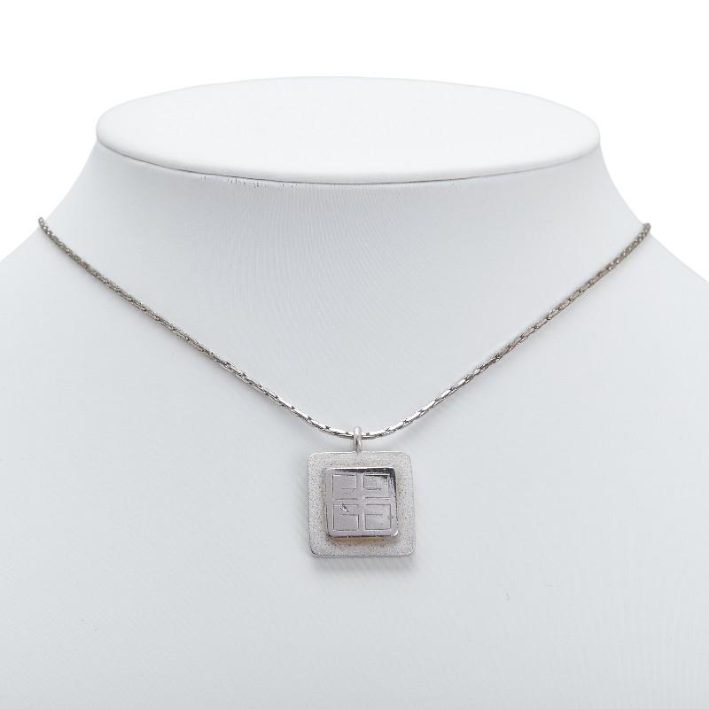 【GIVENCHY】 ジバンシー　ネックレス　シルバー　Gロゴ 60cm GGロゴネックレス シルバー ヴィンテージ|ジバンシー GIVENCHY