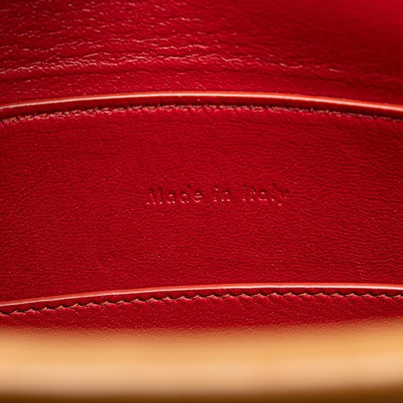 CELINE（セリーヌ） ロゴ クラスプバケット ショルダーバッグ ブラウン