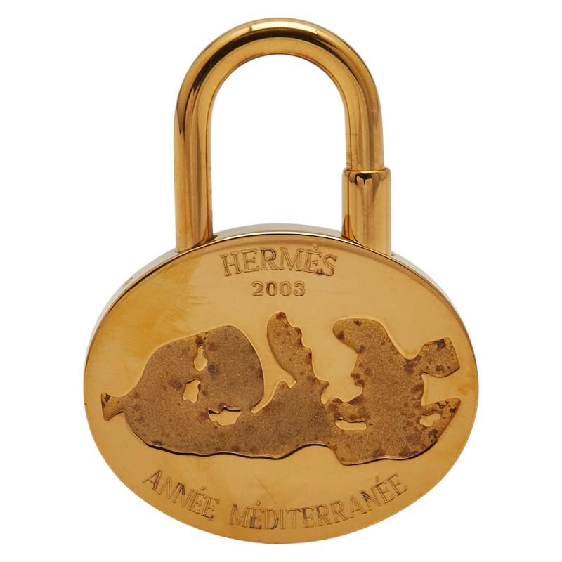HERMES（エルメス） 2003年限定 地中海 カデナ ゴールド メッキ
