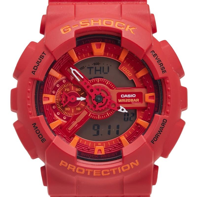 【極美品】CASIO　G-SHOCK　GA-110AC ブルー&レッドシリーズ CASIO（カシオ） ブルーアンドレッド シリーズ Blue and Red 腕時計 GA