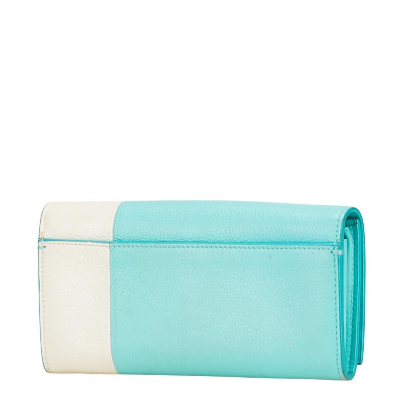 TIFFANY&Co. ティファニー バイカラー 長財布 ティファニー