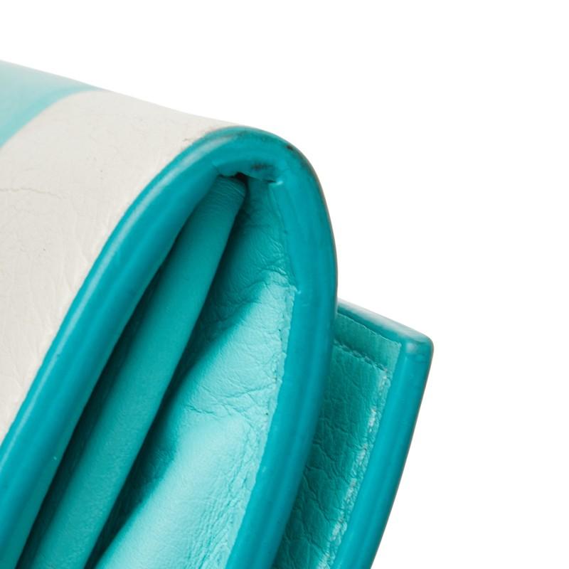 TIFFANY&Co.（ティファニー） バイカラー 長財布 ティファニーブルー