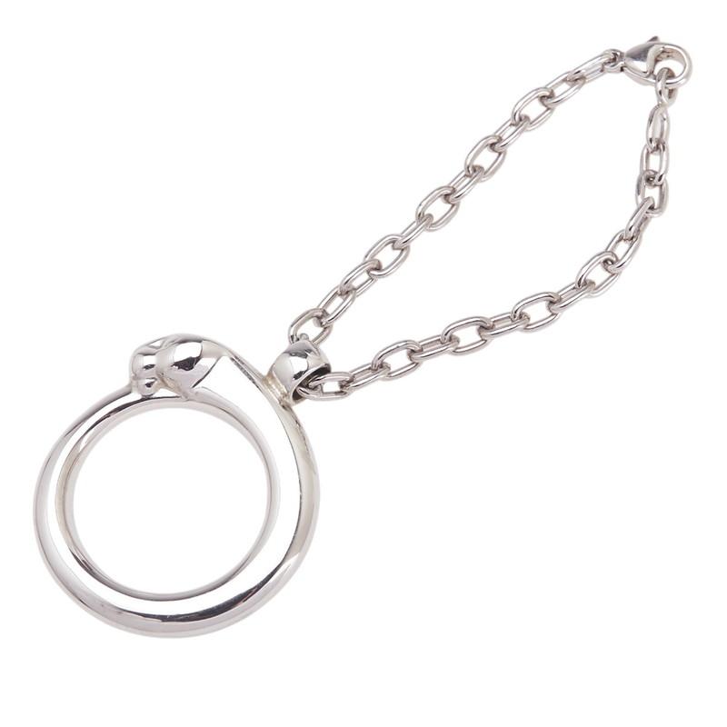 Cartier カルティエ パンテール キーホルダー チャーム シルバー Cartier（カルティエ） パンテール チャーム キーチャーム シルバー