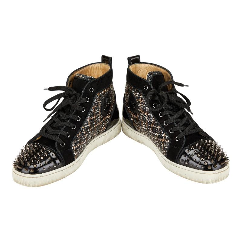 クリスチャンルブタン Louis スタッズ ハイカット スニーカー Christian Louboutin（クリスチャンルブタン） スタッズ スニーカー