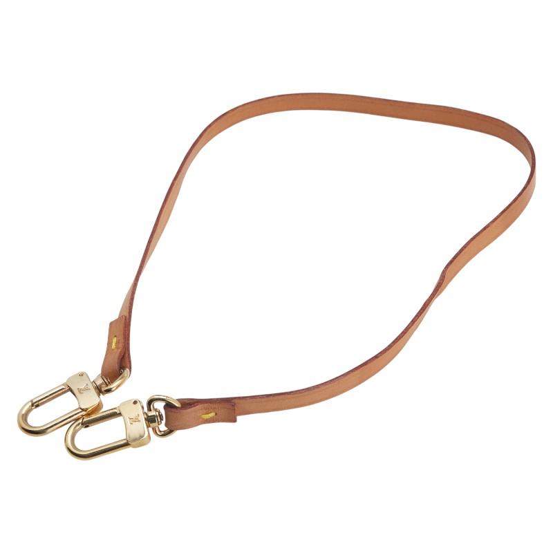LOUIS VUITTON レザーショルダーストラップ LOUIS VUITTON ルイヴィトン ショルダーストラップ レザー ブラウン