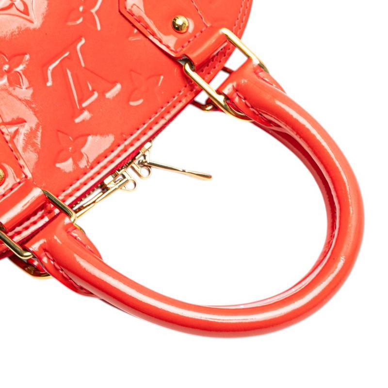ルイヴィトン モノグラム ヴェルニ アルマBB ハンドバッグ ショルダーバッグ 2WAY M91698 ルージュグルナディーヌ LOUIS VUITTON【中古】 LOUIS VUITTON（ルイ・ヴィトン） モノグラム ヴェルニ アルマBB