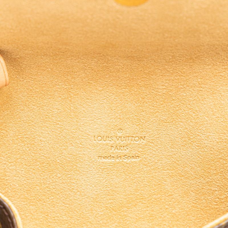 ルイ ヴィトン モノグラム ポシェット ツインPM 斜め掛け ミニ ショルダーバッグ M51854 ブラウン PVC レザー LOUIS VUITTON 【中古】