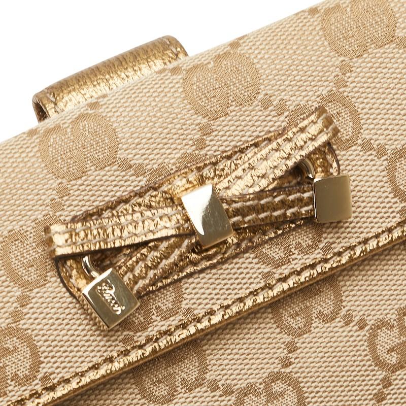 GUCCI グッチ GGキャンバス プリンシー 長財布 167464 ベージュ  