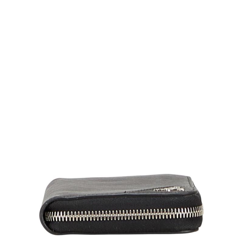 PRADA プラダ 三角ロゴプレート 長財布 ブラック サフィアーノレザー  