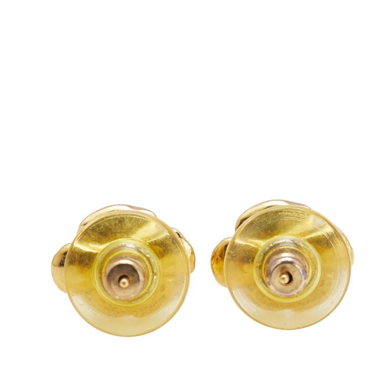 美品　シャネル　ココマーク　カメリア　CCロゴ　ピアス CHANEL シャネル ココマーク カメリア 花 モチーフ ピアス