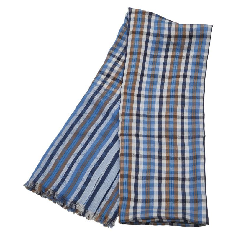 ルイ ヴィトン モノグラム マドラス エトール ストール M75580 ライトブルー マルチカラー コットン レディース LOUIS VUITTON 【中古】 LOUIS VUITTON（ルイ・ヴィトン） ルイ ヴィトン モノグラム マドラス