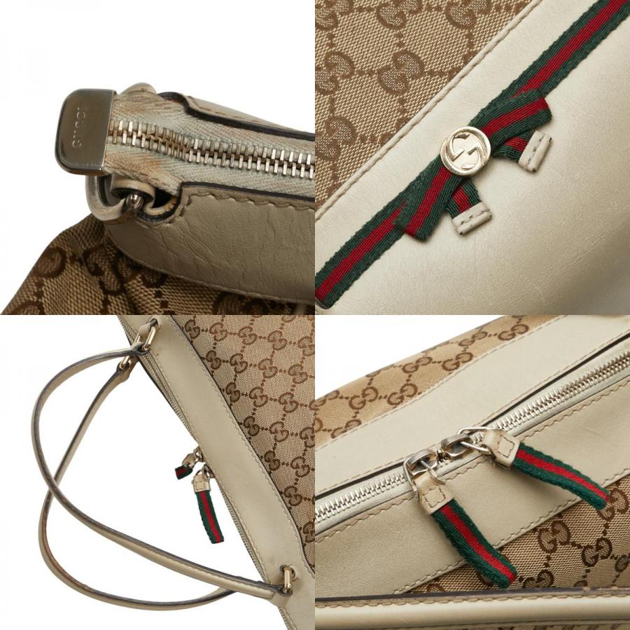 グッチ GGキャンバス シェリーライン メイフェア トートバッグ ショルダーバッグ 2WAY 257349 ベージュ キャンバス GUCCI 【中古】_8