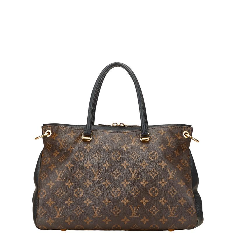 ルイ ヴィトン モノグラム パラス ハンドバッグ M42756 ブラウン ノワール PVC レザー レディース LOUIS VUITTON 【中古】 LOUIS VUITTON（ルイ・ヴィトン） ルイ ヴィトン モノグラム パラス