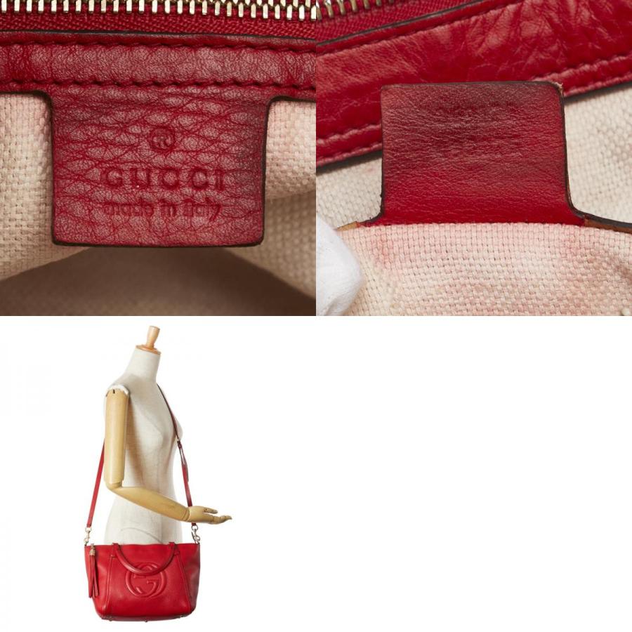 GUCCI（グッチ） ソーホー ハンドバッグ ショルダーバッグ 2WAY レッド