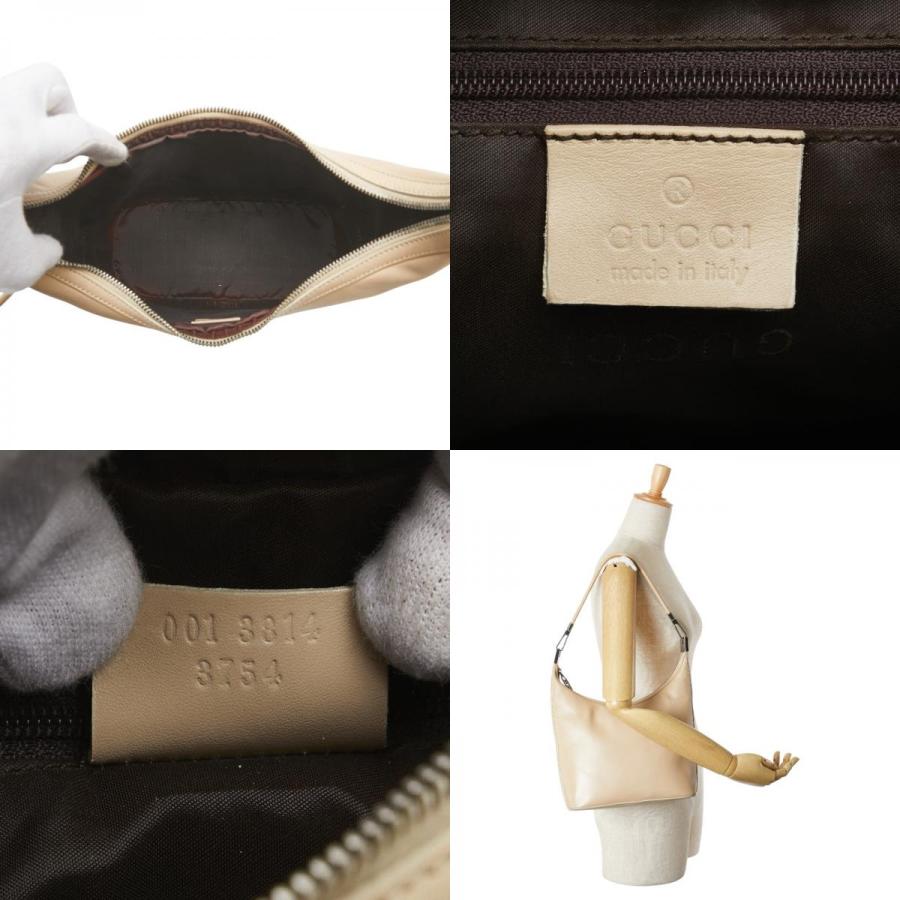 GUCCI（グッチ） ワンショルダーバッグ 001 3814 3754 ベージュ レザー