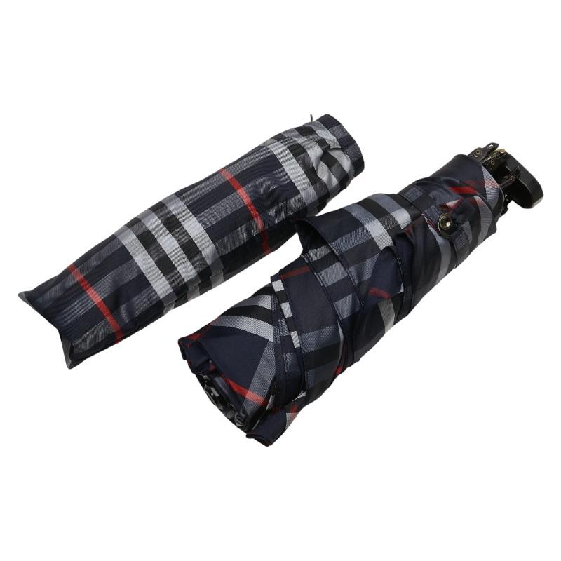 BURBERRY（バーバリー） チェック 折りたたみ傘 雨傘 ネイビー マルチ