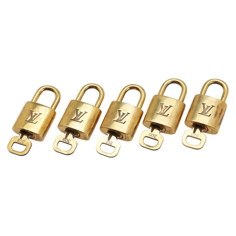 ルイ ヴィトン カデナ 南京錠 キー 5点セット ゴールド メッキ レディース LOUIS VUITTON 【中古】 LOUIS VUITTON（ルイ・ヴィトン） ルイ ヴィトン カデナ 南京錠 キー 5