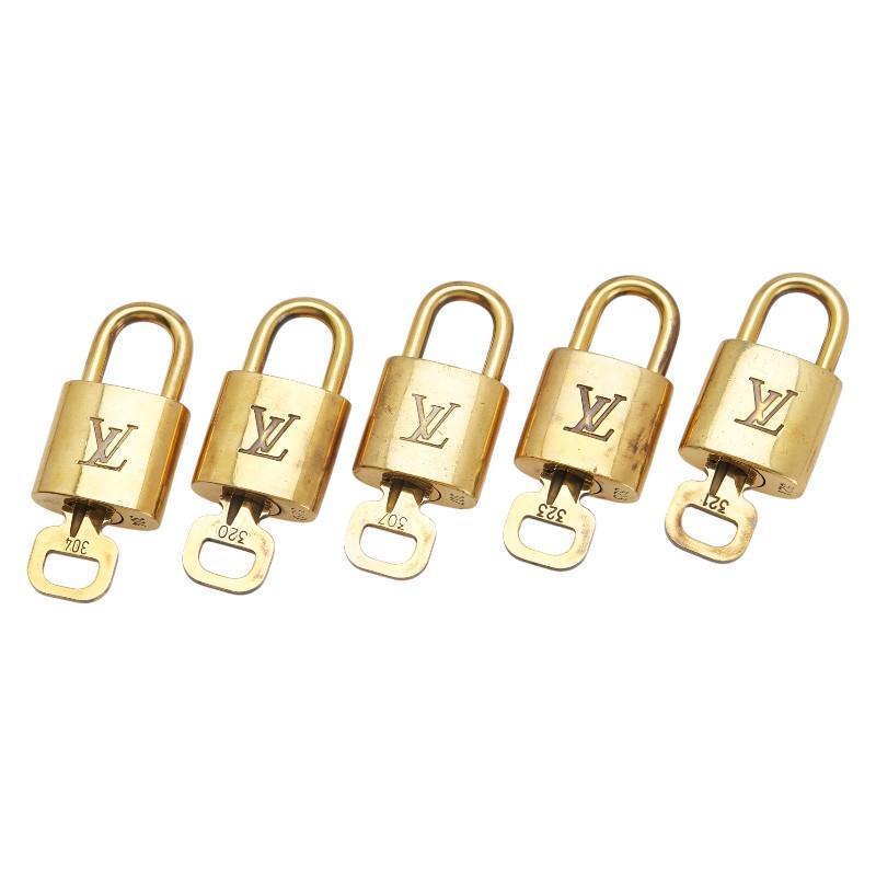 LOUIS VUITTON ヴィトン 南京錠 パドロック カデナ 5点セット LOUIS VUITTON（ルイ・ヴィトン） ルイ ヴィトン カデナ 南京錠 キー 5