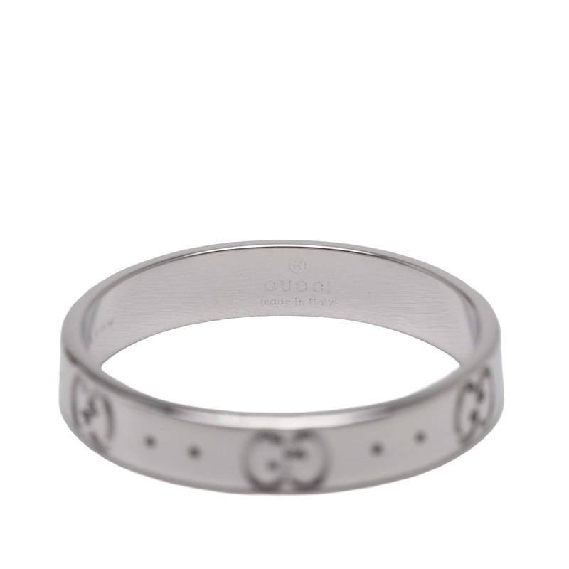 GUCCI（グッチ） アイコン リング 指輪 #20 K18WG ホワイトゴールド