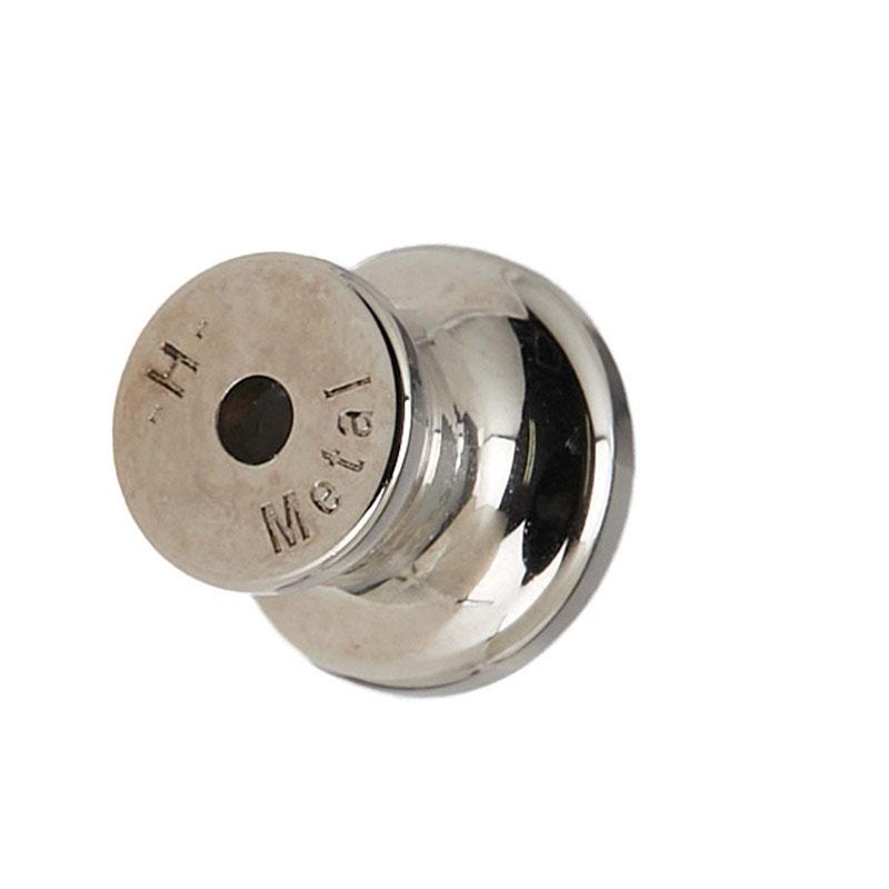 HERMES（エルメス） イスム スタッド ピアス ブラウン ピンク シルバー