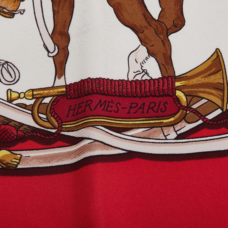 HERMES（エルメス） カレ90 MARINE ET CAVALERIE 海と騎兵隊 スカーフ