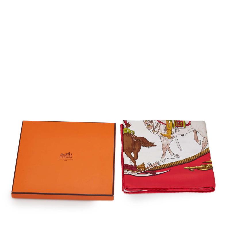 HERMES（エルメス） カレ90 MARINE ET CAVALERIE 海と騎兵隊 スカーフ
