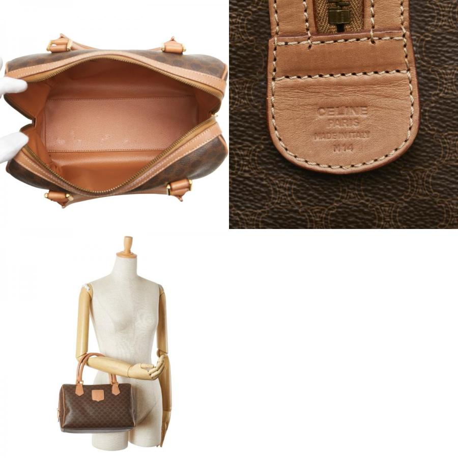 ❣️セリーヌCELINE❣️ マカダム　ブラウン　レザー ハンドバッグ 楽天市場】セリーヌ マカダム ハンドバッグ ショルダーバッグ