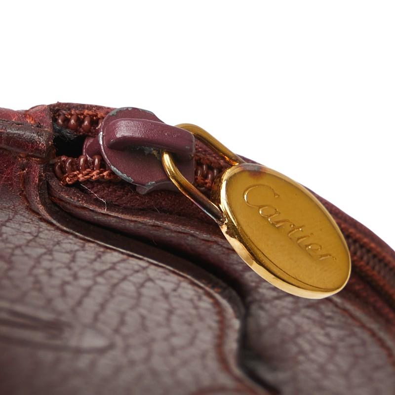 Cartier（カルティエ） コインケース 小銭入れ ワインレッド ボルドー