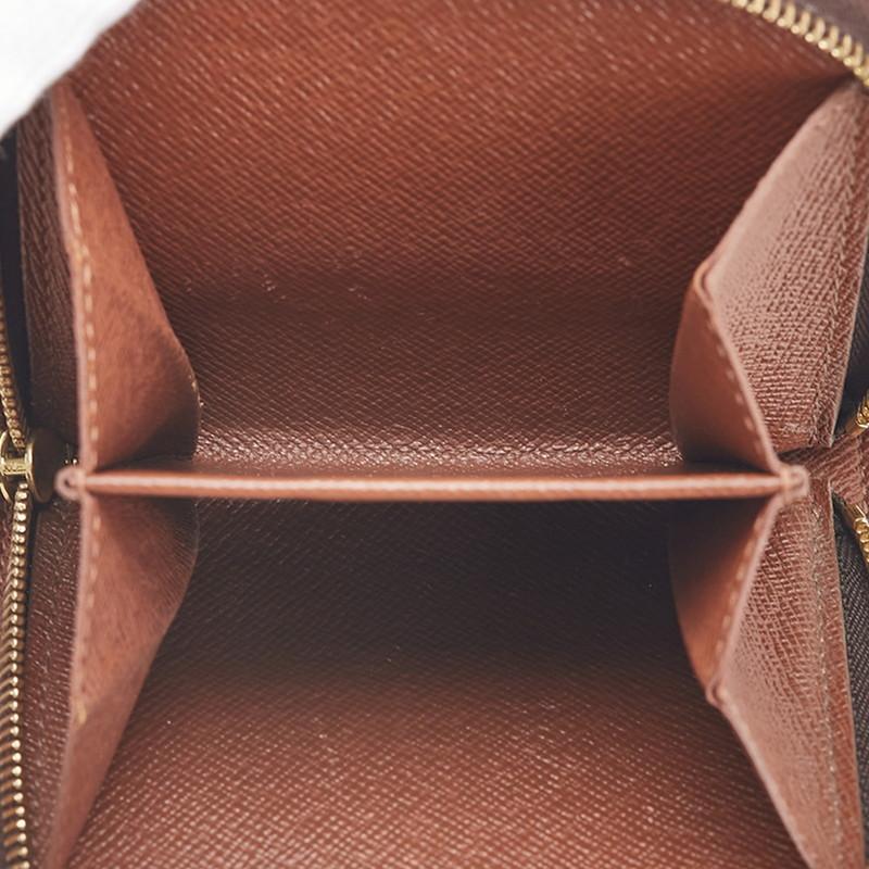 LOUIS VUITTON ルイ ヴィトン モノグラム コンパクトジップ 二つ折り  