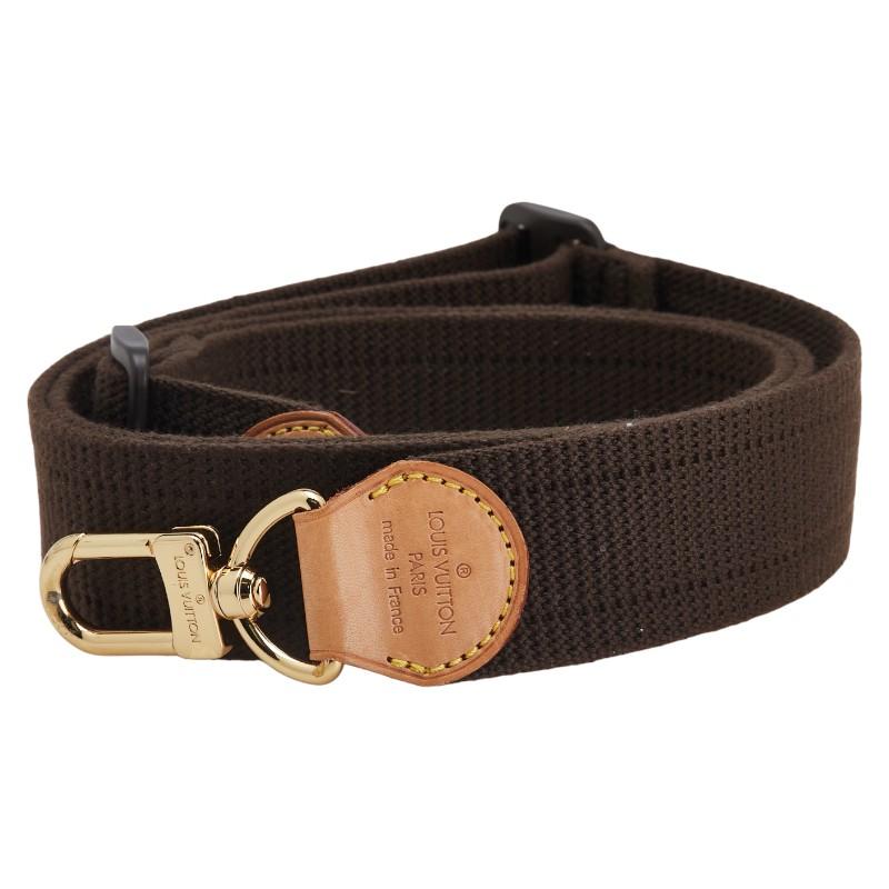 Louis Vuitton ブラウンレザー ショルダーストラップ