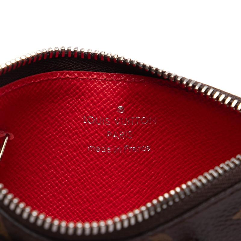 ルイ ヴィトン モノグ ポシェット クレ とライバルマスク ケース キーケース M60213 ブラウン ホワイト LOUIS VUITTON 【中古】 LOUIS VUITTON（ルイ・ヴィトン） ルイ ヴィトン モノグ ポシェット