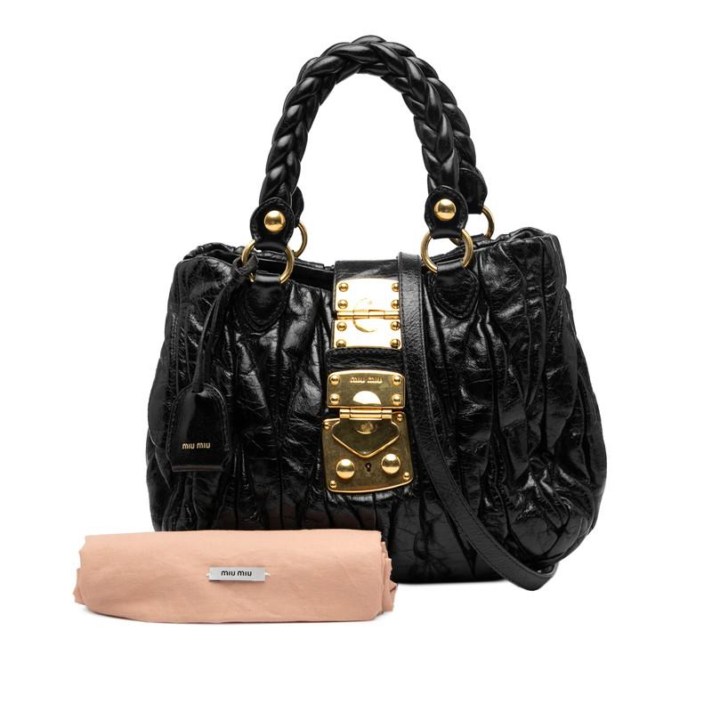 miu miu（ミュウミュウ） マテラッセ ハンドバッグ ショルダーバッグ