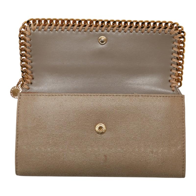 未使用　STELLA McCARTNEY 長財布 ファラベラ　ベージュ　箱付き ステラマッカートニー ファラベラ 長財布 ベージュ ポリエステル
