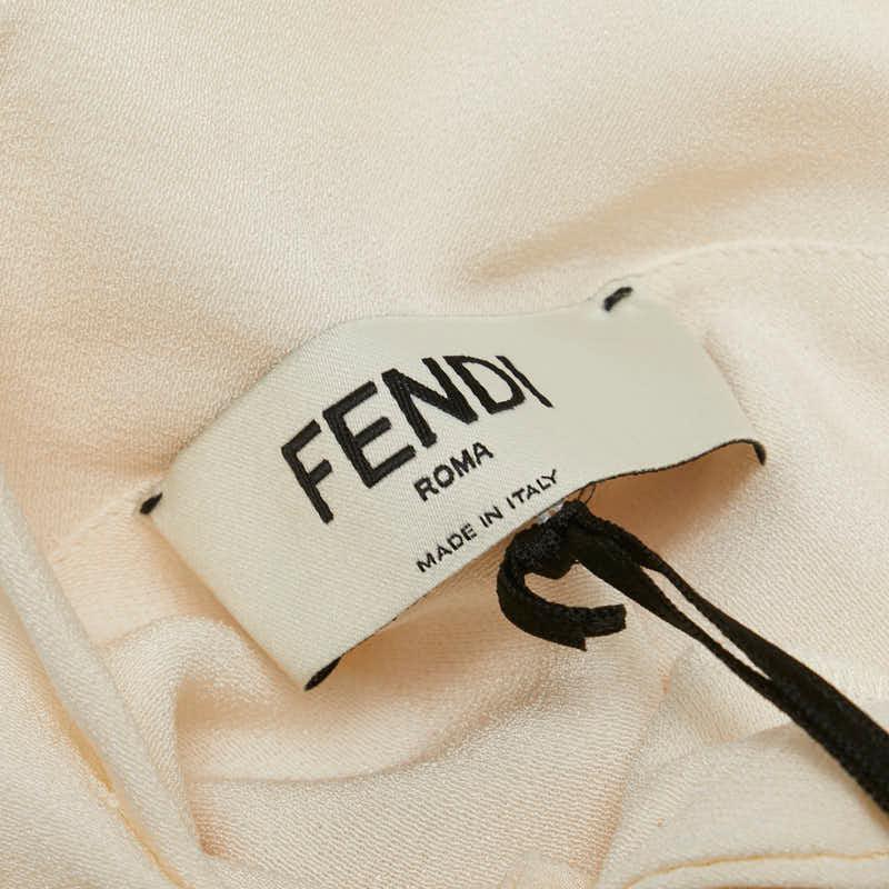美品 フェンディ シルクワンピース 2017年リゾートコレクション 40 L 美品 フェンディ シルクワンピース 2017年リゾートコレクション 40 L