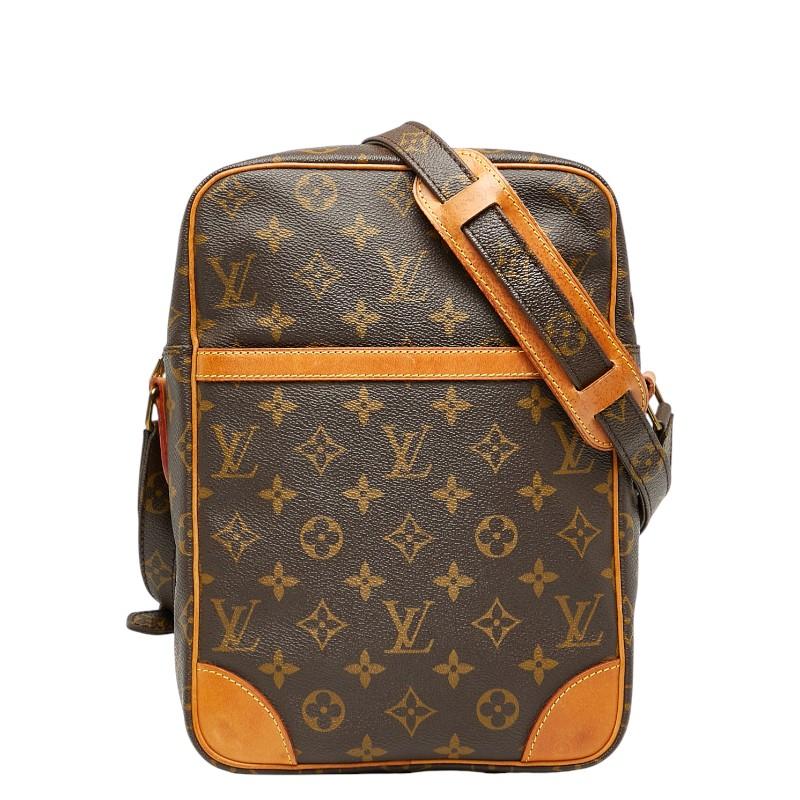 ルイ ヴィトン モノグラム ダヌーブGM 斜め掛け ショルダーバッグ M45262 ブラウン PVC レザー レディース LOUIS VUITTON 【中古】 LOUIS VUITTON（ルイ・ヴィトン） ルイ ヴィトン モノグラム ダヌーブ