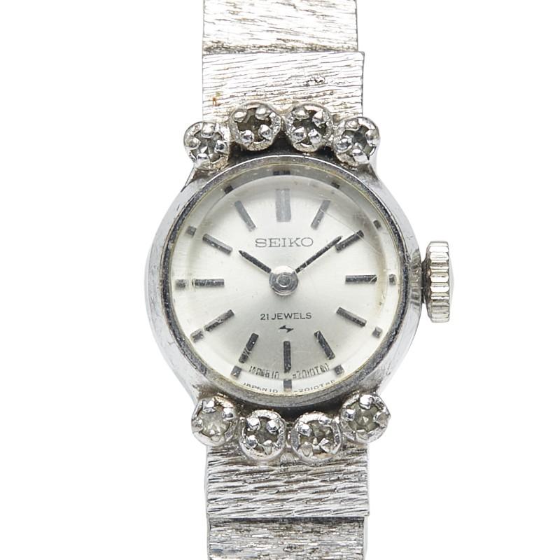 SEIKO（セイコー） ラインストーン 腕時計 10-0900 手巻き