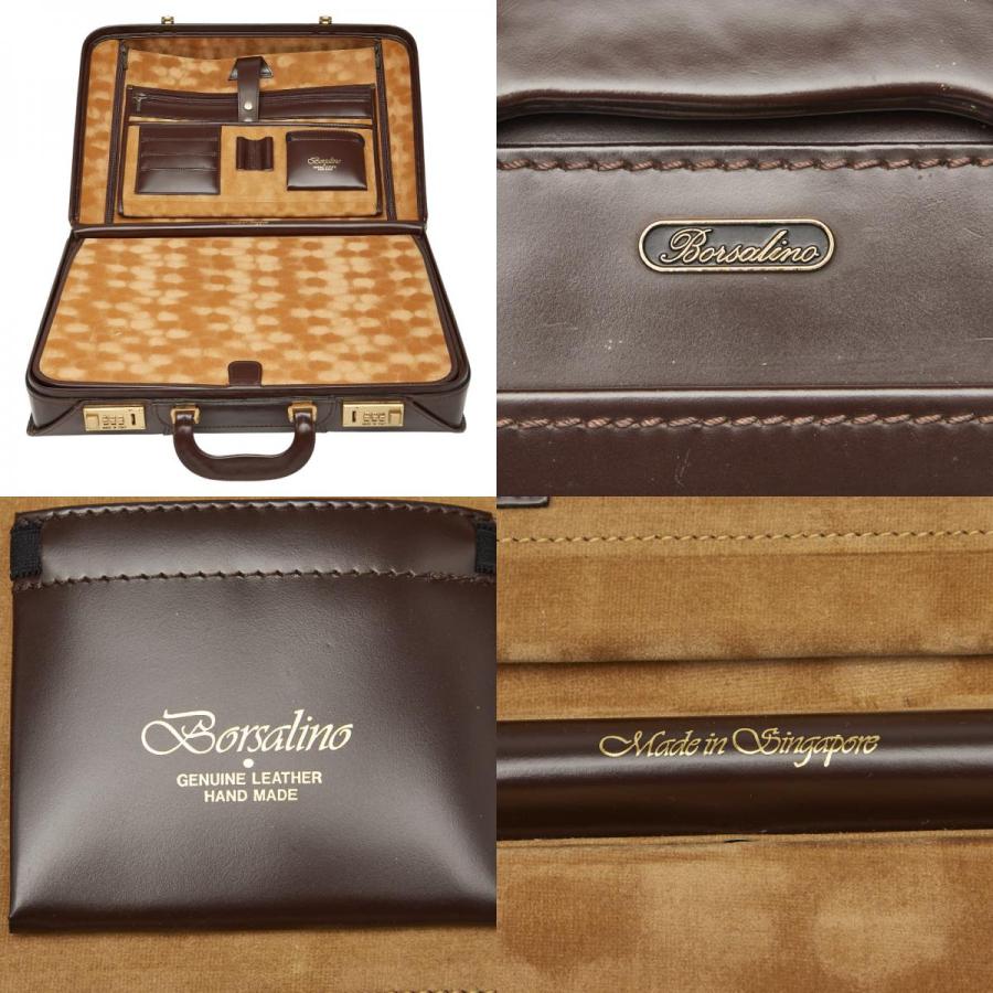 Borsalino（ボルサリーノ） トランクケース アタッシュケース ブラウン