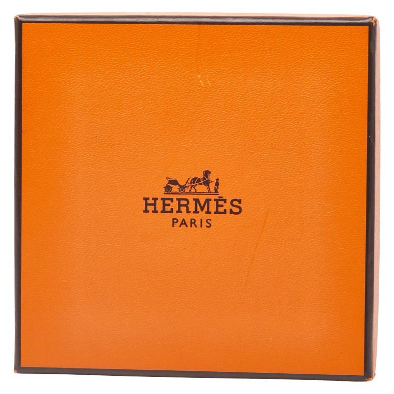 HERMES（エルメス） シェーヌダンクル スカーフリング ネイビー メタル