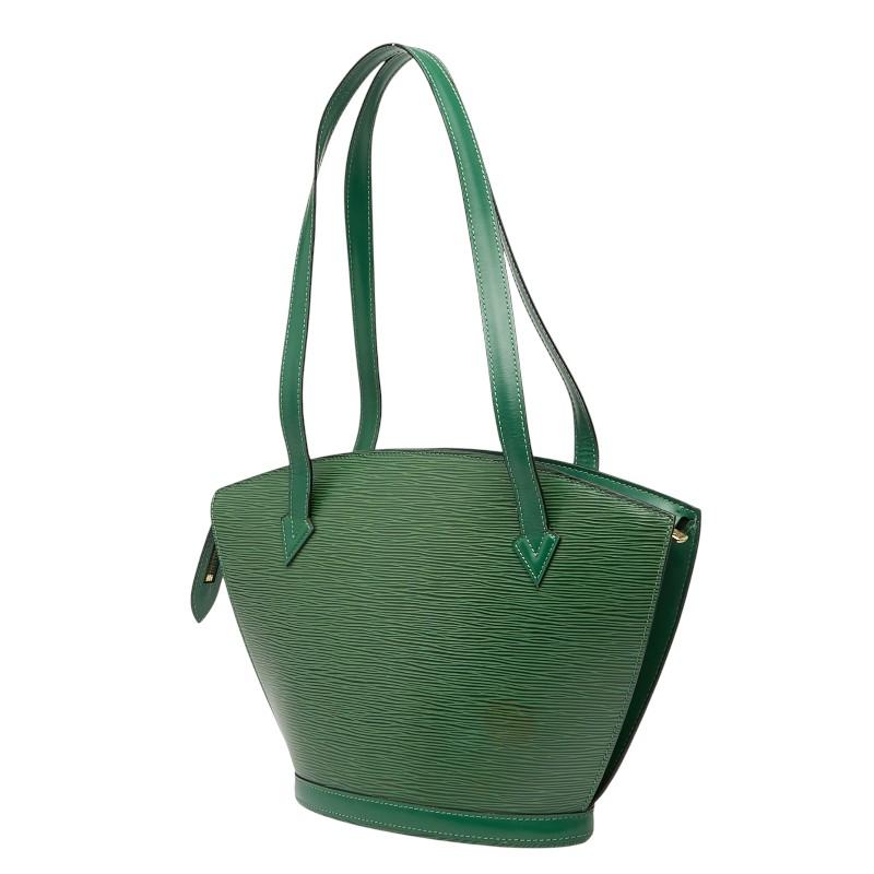 ルイ ヴィトン エピ サンジャック ハンドバッグ ショルダーバッグ M52274 ボルネオグリーン レザー レディース LOUIS VUITTON 【中古】