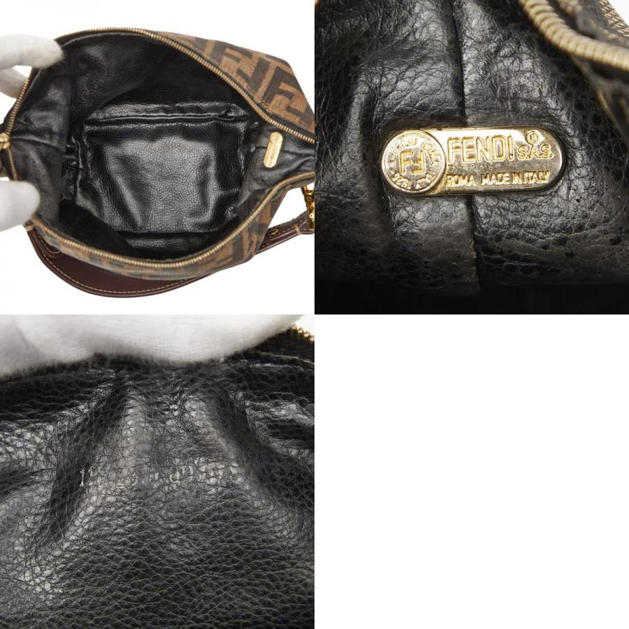 【美品】FENDI フェンディ ズッカ 2way ショルダーバッグ ヴァニティ FENDI（フェンディ） ズッカ バニティバッグ ショルダーバッグ ポーチ