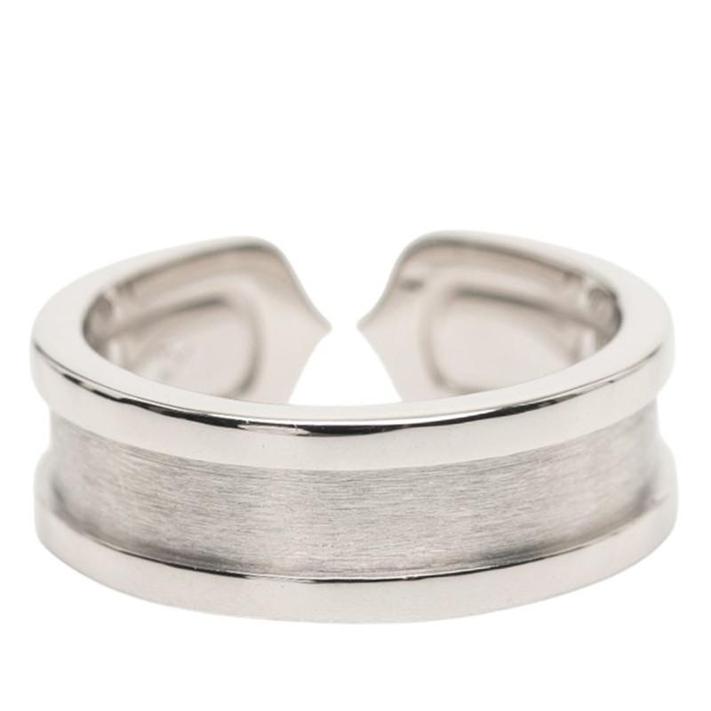 Cartier（カルティエ） 2C リング 指輪 サイズ：＃50 K18WG ホワイト 