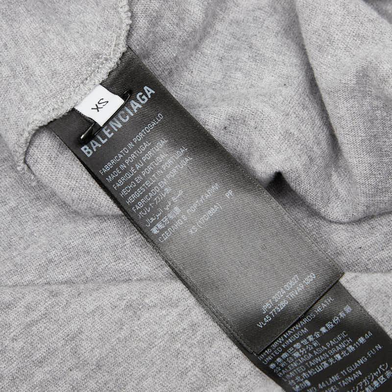 BALENCIAGA（バレンシアガ） Tシャツ サイズ:XS 773286 グレー